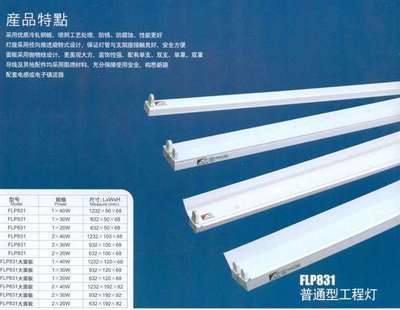 CE認證全塑料T5支架燈 安全、環保、高效的現代照明選擇